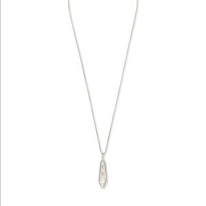 Kendra Scott Cassidy Necklace Silver/Ivory